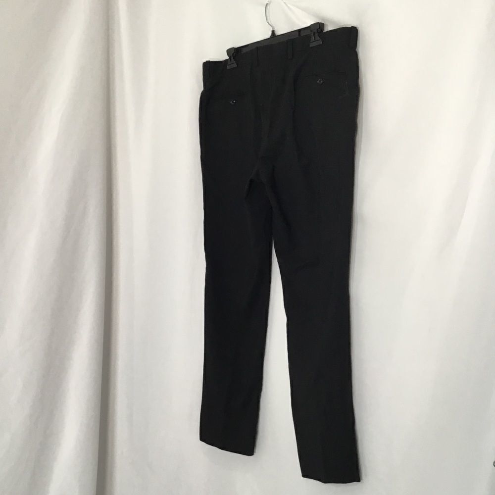 Jefferson Flat Front Solid Wool Dress Pants (B14) - image 5
